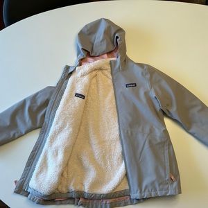 Patagonia Kids 4-in-1 DropTail Everyday Jacket Gray and Pink